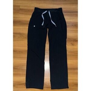 Womens Figs Medical Nursing Drawstring Straight Leg Scrub Pants
